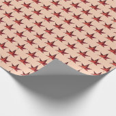 焼けた紅葉 ラッピングペーパー (角)