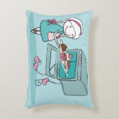 焼けること アクセントクッション (正面(垂直))