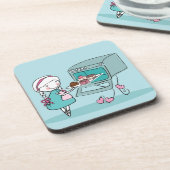 焼けること コースター (左側)