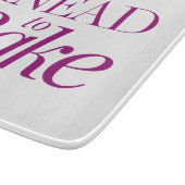 焼けるために練って下さい カッティングボード (角)