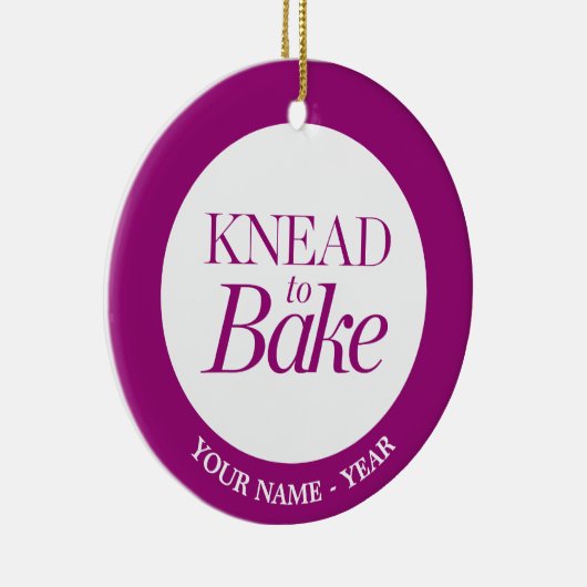 焼けるために練って下さい セラミックオーナメント (右)