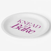 焼けるために練って下さい ペーパープレート (アングル)