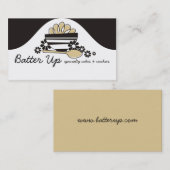 焼ける混合ボールのこね粉はパン屋の名刺を連打します 名刺 (正面/裏面)