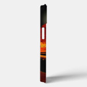 焼ける砂漠の太陽とエジプトのギザピラミッド Case-Mate iPhoneケース (裏面 / 右)