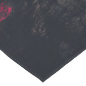 焼ける雲、霧、山の空のモノグラム ショートテーブルランナー (コーナー)