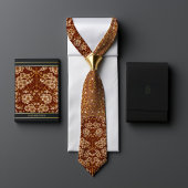 焼けオレンビクトリアンジ時代のフローラスノーベリーメンズ ネクタイ