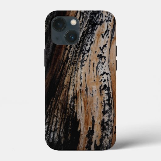 焼け木の樹皮の質感 Case-Mate iPhoneケース (裏面)