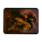 焼け焦げ高速バレルレーシングチーム！ マグネット (横)