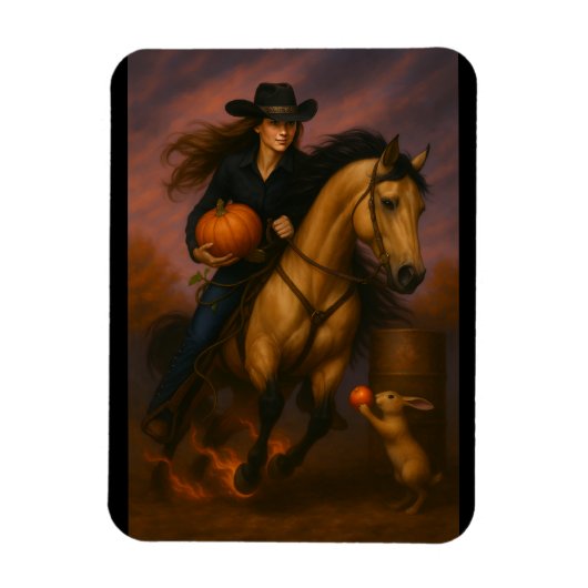 焼け焦げ高速バレルレーシングチーム！ マグネット (縦)