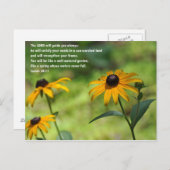 焼け野原での満足感 ポストカード (正面/裏面)