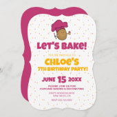 焼こうぜ!キッドベーキングパーティー 招待状 (正面/裏面)