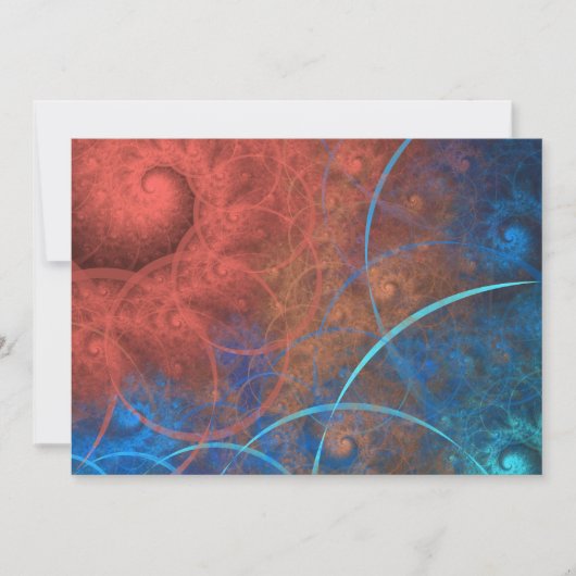 焼却炉フラクタルアートの熱火 招待状 (正面)