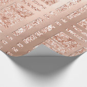 焼市松模様にき形状バラ金ゴールド赤面銅 ラッピングペーパー (角)