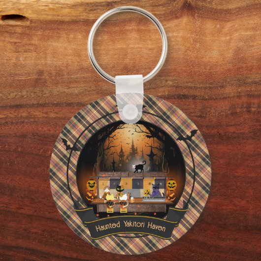 「焼幽霊のよく出る鳥ヘイブン キーホルダー (正面)