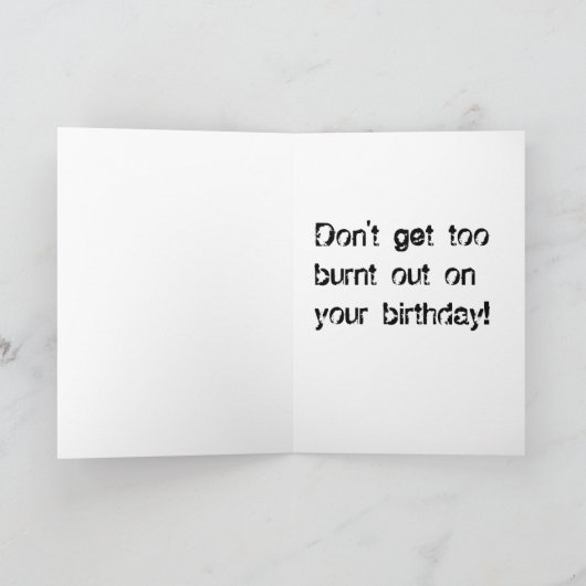 焼損の余波 カード (内部)