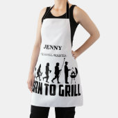 焼生まれく名前をカスタムする エプロン (インサイチュ)