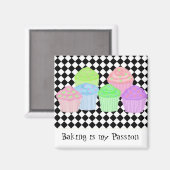 焼菓子作りが私の情熱 マグネット (正面/裏面)