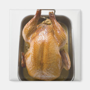 焼詰まったき皿で七面鳥を焼き、閉じる マグネット