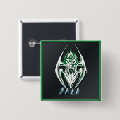 焼跡の写実的なテーマボタン 缶バッジ (正面&裏面)