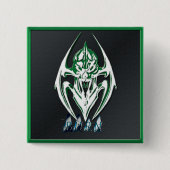 焼跡の写実的なテーマボタン 缶バッジ (正面)