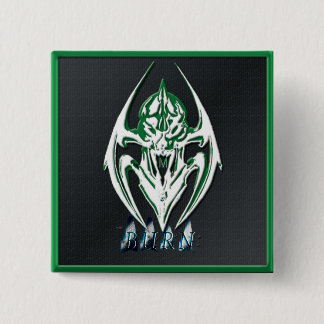 焼跡の写実的なテーマボタン 缶バッジ