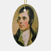 焼跡の夜を祝っているロバート・バーンズ セラミックオーナメント (左)