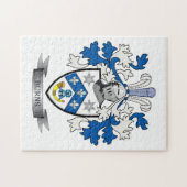 焼跡の家紋の紋章付き外衣 ジグソーパズル (横)