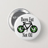 焼跡の脂肪ない油 缶バッジ (正面&裏面)