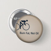 焼跡の脂肪ない油 缶バッジ (正面&裏面)