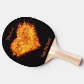 焼跡を感じて下さい! カスタマイズ可能なかい 卓球ラケット (横)