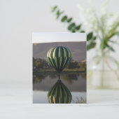 焼間川の熱気球 ポストカード (スタンド正面)