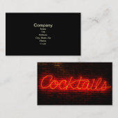 煉瓦のカクテル 名刺 (正面/裏面)