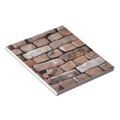 煉瓦の壁に近い目つき ノートパッド (アングル)