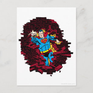 煉瓦の壁を通って ポストカード