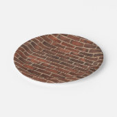 煉瓦パターン ペーパープレート (アングル)
