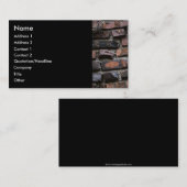 煉瓦及びセメントまたは乳鉢2 名刺 (正面/裏面)