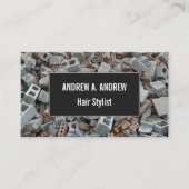 煉瓦及びブロックの破壊の荒石の残骸 名刺 (正面)