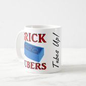 煉瓦塊茎のマグ コーヒーマグカップ (正面左)