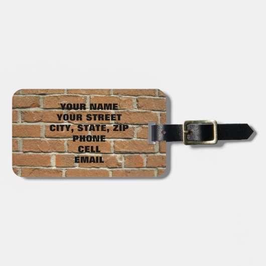 煉瓦家 ラゲッジタグ (正面横)