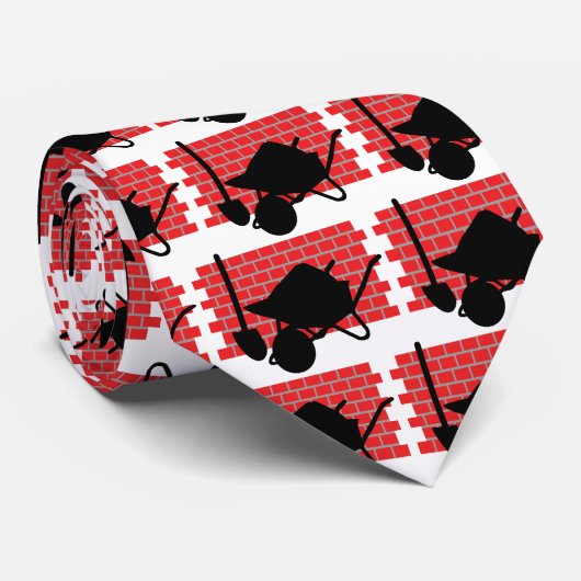 煉瓦層のギア ネクタイ (ロール)