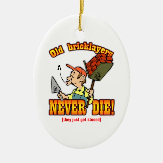 煉瓦工 セラミックオーナメント (正面)