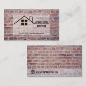 煉瓦積み煉瓦積み名刺 名刺 (正面/裏面)