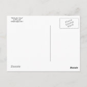 "煉瓦積み: 出現の"カラフルな芸術の郵便はがき ポストカード (裏面)