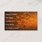 煉瓦職人かメイスンの建築家 名刺 (裏面)