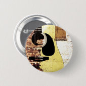 煉瓦背景ピンボタン 缶バッジ (正面&裏面)