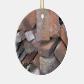 煉瓦 セラミックオーナメント (右)