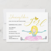 煌く少女の水彩イラスト シーズンカード (正面)