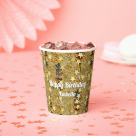 煌びやかなスパークル 誕生日パーティー どの年齢でも 紙コップ