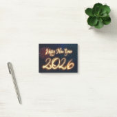 煌びやかな花火 謹賀新年 2026 ポストイット (オフィス)