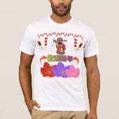 煌びやかな赤い福 Tシャツ (正面)